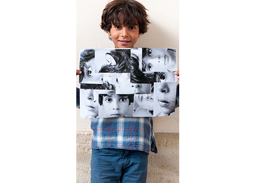 photomontage</br></br><h4>un enfant vous présente sa création</h4></br></br>Temps d'activité périscolaire</br>École primaire - Montpellier